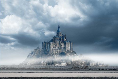 Vision gothique du Mont-Saint-Michel © Ron Fross - Bienvenue sur Terre