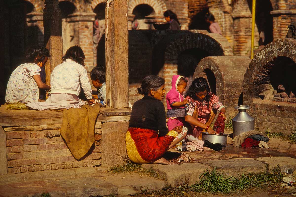 Jour de Lessive à Kathmandu