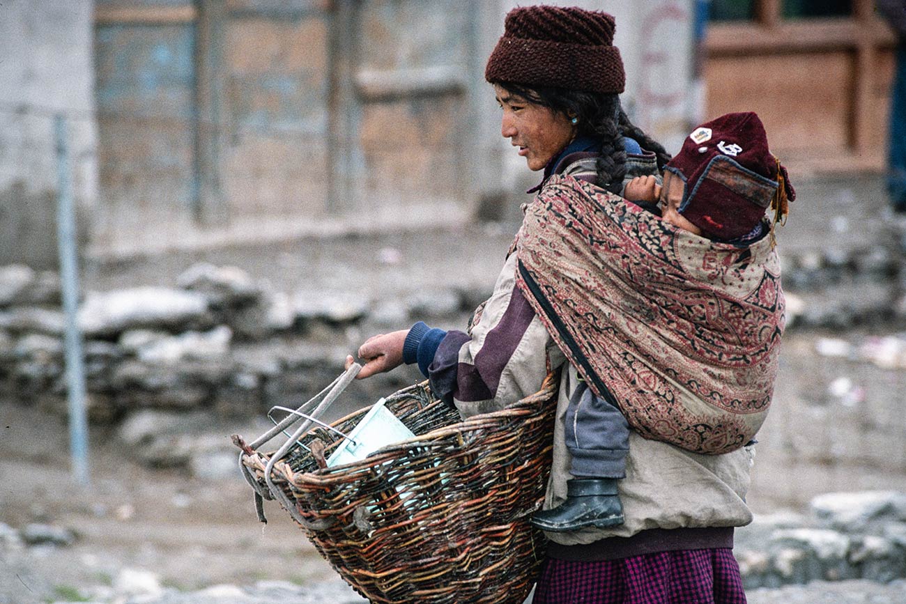 jeune maman, Padum, Ladakh