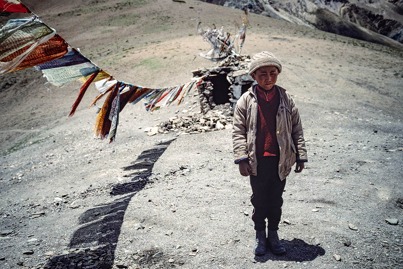 le gardien du Fotu La Pass, le col le plus haut (4108 m) de la route Srinagar-Leh au Ladakh